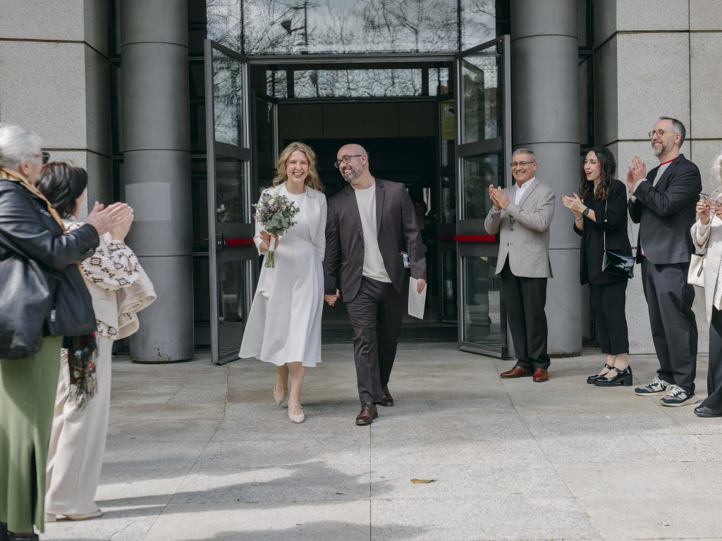 Boda en el Ayuntamiento de Getafe y Coctel en Si La Cosa Funciona Eventos - Getafe  - Fotógrafo de bodas por horas en Getafe