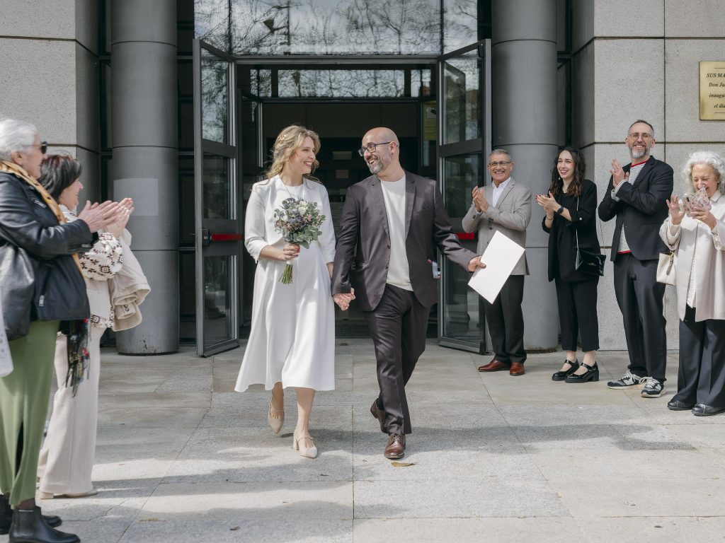 Boda en el Ayuntamiento de Getafe y Coctel en Si La Cosa Funciona Eventos - Getafe  - Fotógrafo de bodas por horas en Getafe