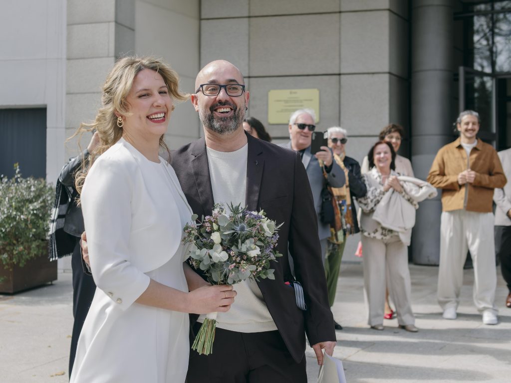 Boda en el Ayuntamiento de Getafe y Coctel en Si La Cosa Funciona Eventos - Getafe  - Fotógrafo de bodas por horas en Getafe