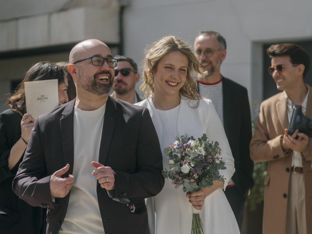 Boda en el Ayuntamiento de Getafe y Coctel en Si La Cosa Funciona Eventos - Getafe  - Fotógrafo de bodas por horas en Getafe