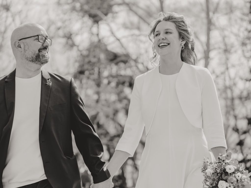 Boda en el Ayuntamiento de Getafe y Coctel en Si La Cosa Funciona Eventos - Getafe - Fotógrafo de bodas por horas en Getafe