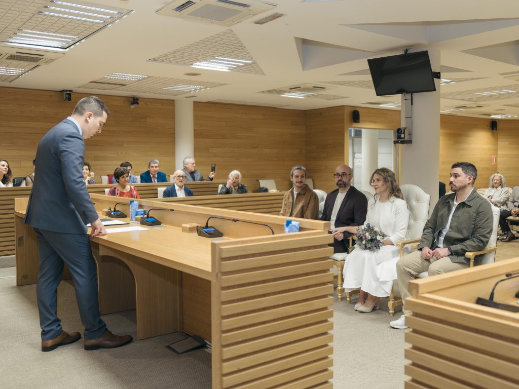 Boda en el Ayuntamiento de Getafe y Coctel en Si La Cosa Funciona Eventos - Getafe  - Fotógrafo de bodas por horas en Getafe