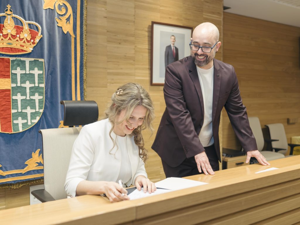 Boda en el Ayuntamiento de Getafe y Coctel en Si La Cosa Funciona Eventos - Getafe  - Fotógrafo de bodas por horas en Getafe